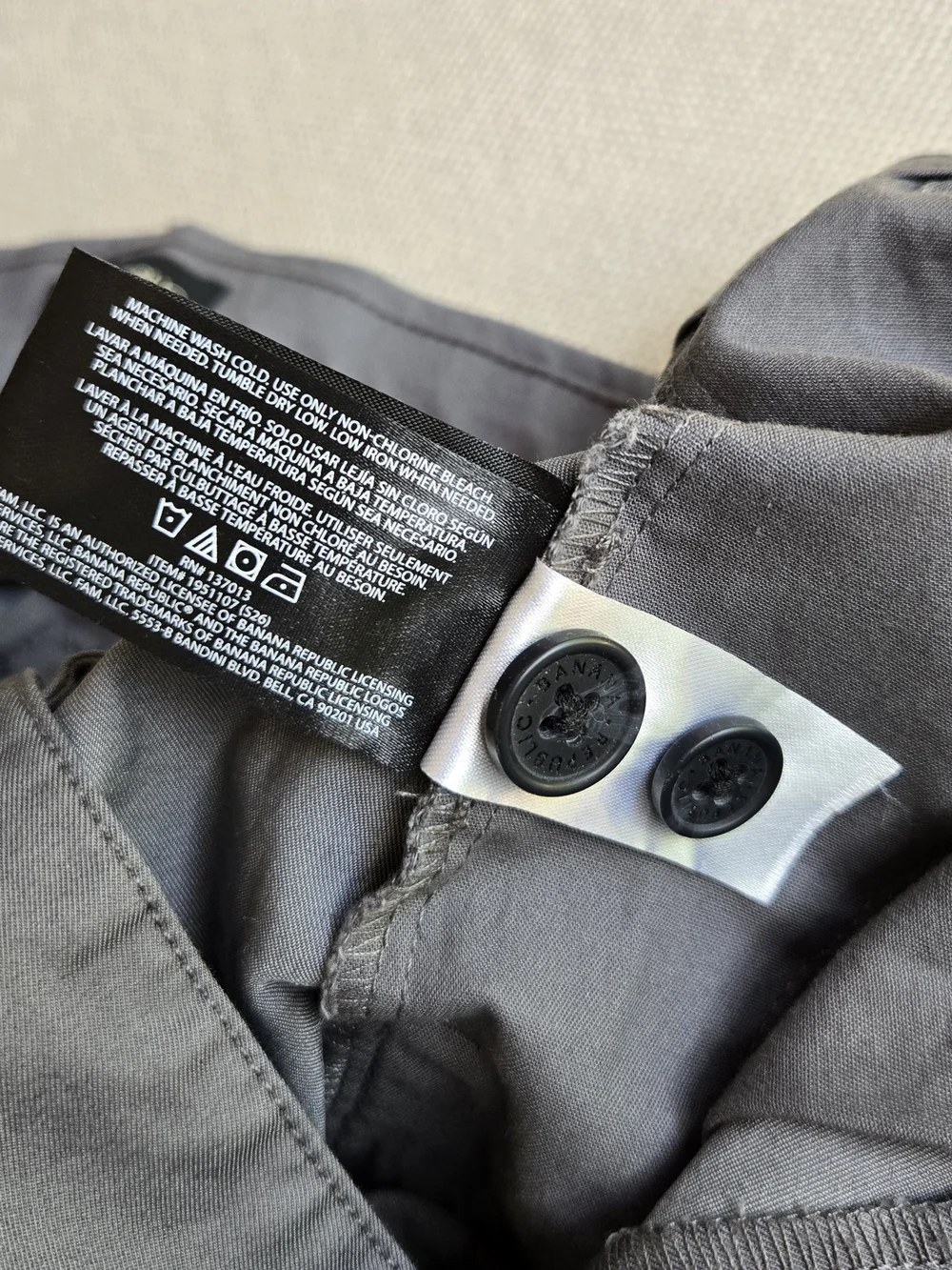 Banana Republic classic gray